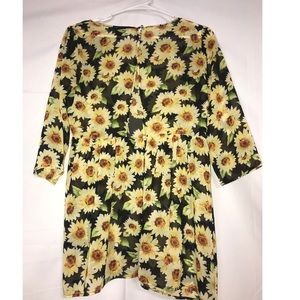Forever 21 Sunflower Dress/Coverup